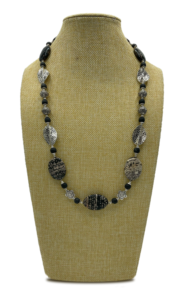 N1-5773-main Early Dawn’ Long Jasper Necklace