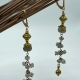 Delicate Labradorite & Gold Drop Earrrings