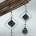 Geometric Shape Jasper & Hoop Drop Earrings
