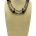 Wild' Coral, Labradorite and African Beaded Necklace